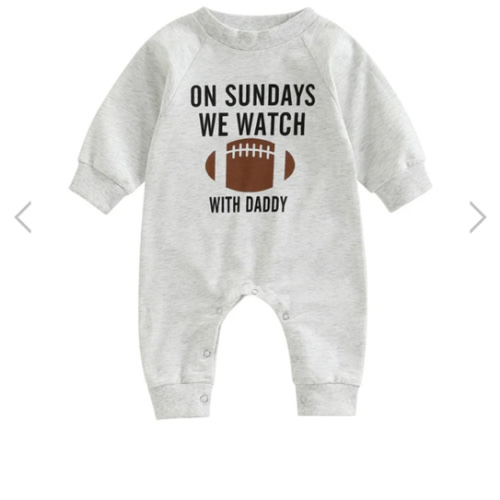 ON SUNDAYS WE WATCH FOOTBALL Jumpsuit - Hazel & Bo