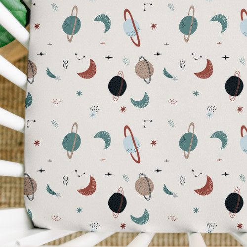 Goumi Kids x Babylist Fitted Crib Sheet - Comet, O/S