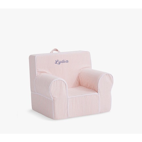 My First Anywhere Chair®, Blush Oxford Stripe