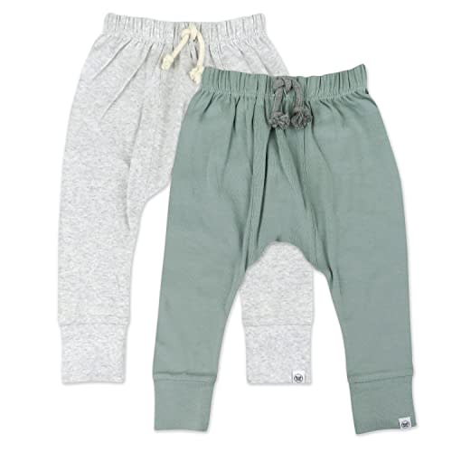 HonestBaby Honest Pants Joggers Pull on 100% Organic Cotton for Infant Baby and Toddler, Boys, Girls, Unisex