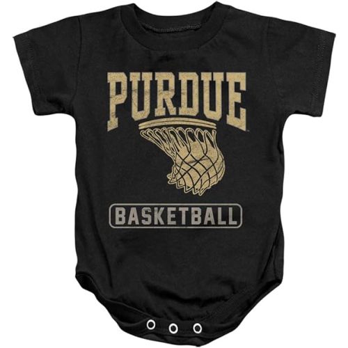 Purdue University Official Basketball Hoops Unisex Infant Snapsuit for Baby