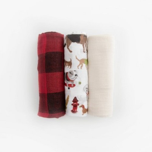 Little Unicorn Cotton Muslin Swaddle Blanket - 3pk, Color: Woof