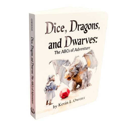 Dice, Dragons, and Dwarves: The ABCs of Adventure | Children&#39;s Board Book | D&D Fantasy Alphabet Book