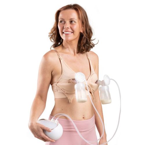 Simple Wishes Women's All-in-One SuperMom Nursing and Pumping Bralette - M