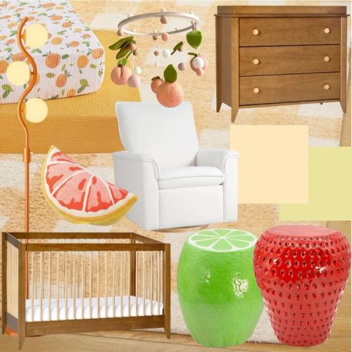 Nursery Mood Board 🍊