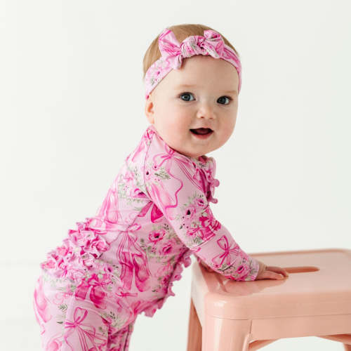 Ballet Blooms Convertible Ruffle Romper