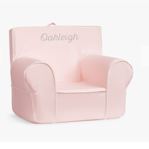 Anywhere Chair®, Pearl Twill With White Piping