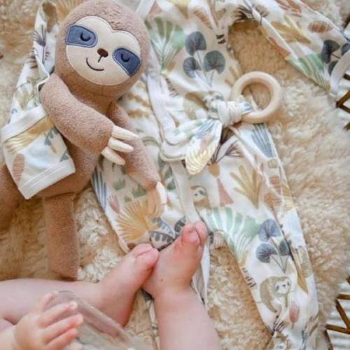 Non-Toxic Teething Ring - Sloth | Bee Like Kids