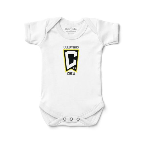 Infant Columbus Crew Chad & Jake White Bodysuit