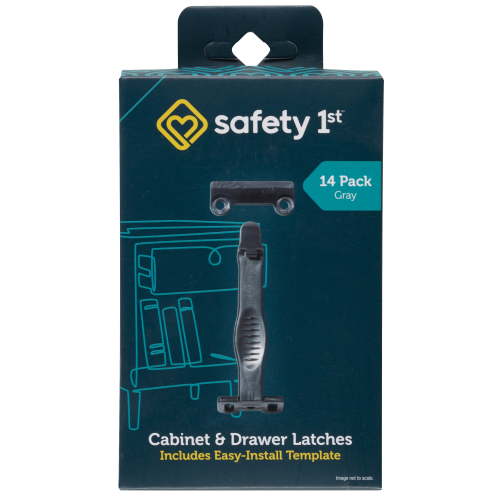Safety 1 Cabinet & Drawer Latches (14pk), Decor, Toddler