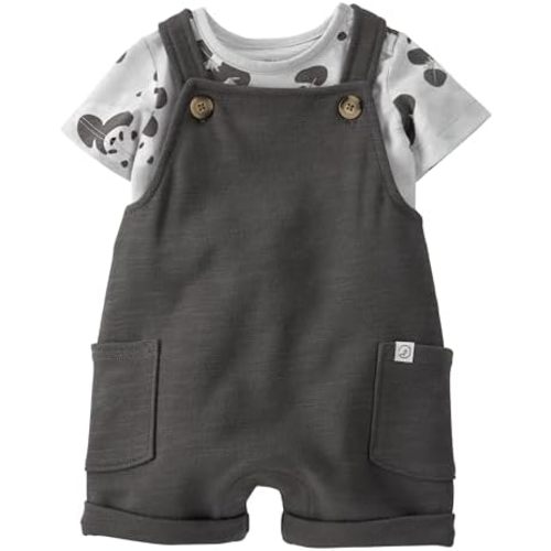 little planet by carter's Unisex Baby 2-piece Organic Cotton Overall Set
