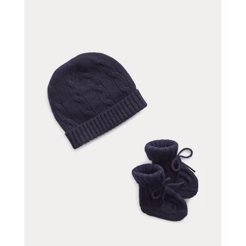 Cashmere Hat & Booties Set | Hats & Mittens ACCESSORIES | Ralph Lauren