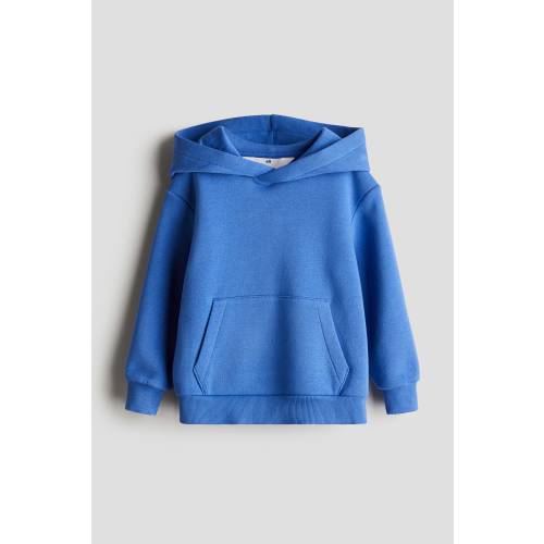 BRUSHED-INSIDE HOODIE, Bright Blue - size 3/4T (2-4Y)