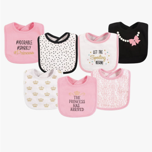 Hudson Baby Unisex BabyCotton Bibs