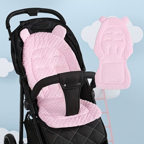 soft comfortable pink baby stroller seat cushion safety seat - Temu