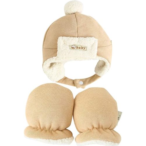Baby Mittens Sherpa Lined Fleece 0-24 Months Winter