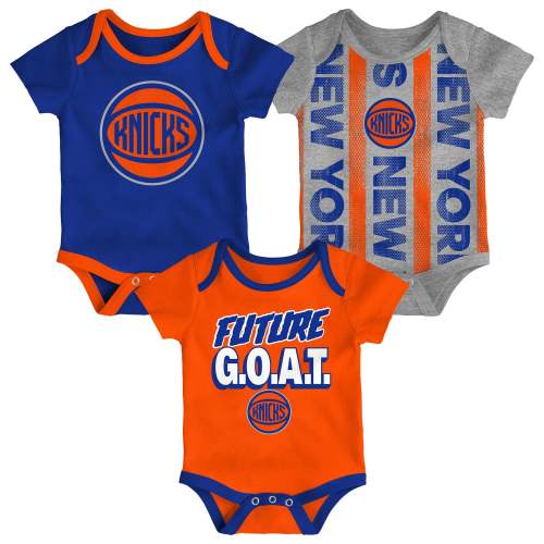 Infant Knicks Loyal Buddies 3-Pack Onesie Set, 18 months