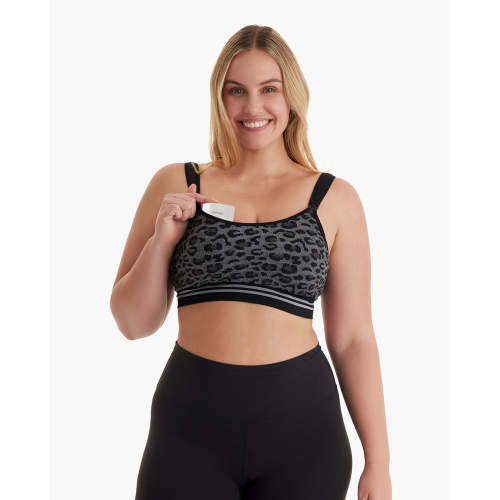 Momcozy 4-in-1 Hands-Free Pumping Bra | Seamless & Stretchy