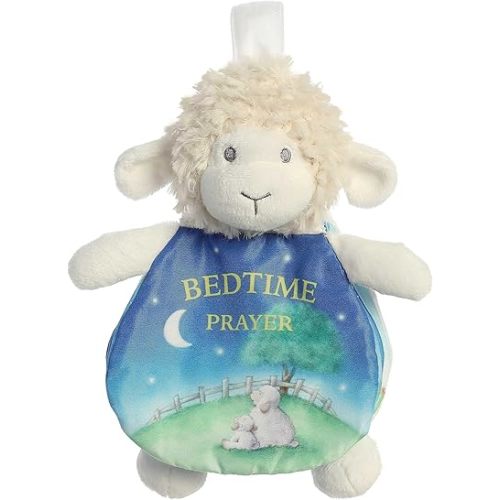 Aurora® Engaging Story Pals™ Bedtime Prayer Baby Stuffed Animal - Soft Book for Parents to Create a Bedtime Routine - Perfect for Nusery Decor, Cribs, and Strollers - Multicolor 9 Inches