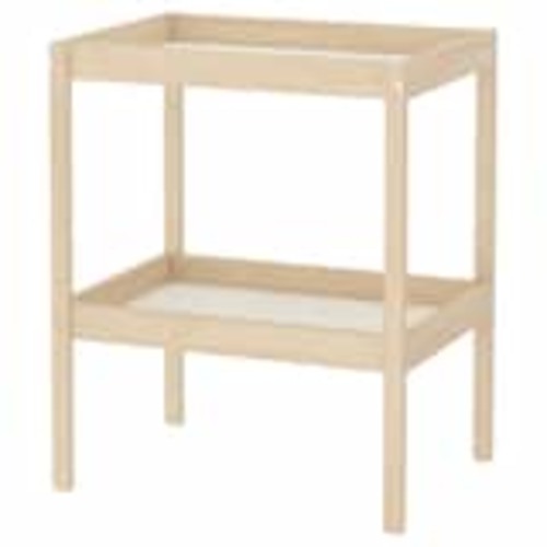 Solid Wood Changing Table SNIGLAR Changing table - beech/white 28 3/8x20 7/8 "