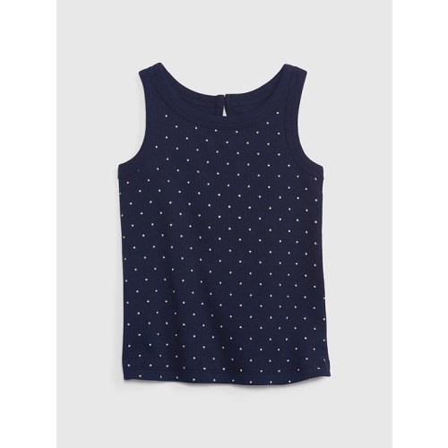 Toddler Rib Tank Top in dark night blue, size: 2 YRS