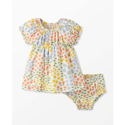 Baby Puff Sleeve Dress & Bloomers Set | Hanna Andersson