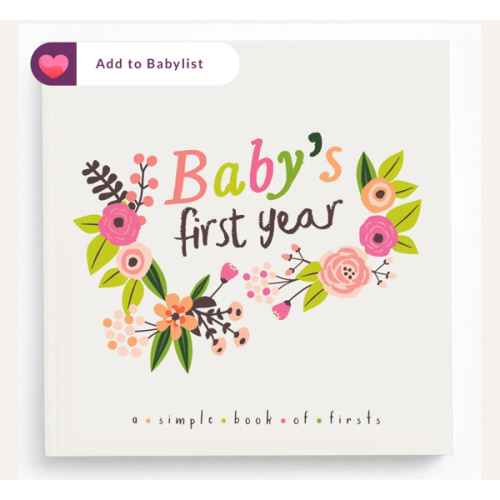 Little Artist Memory Baby Book – Lucy Darling