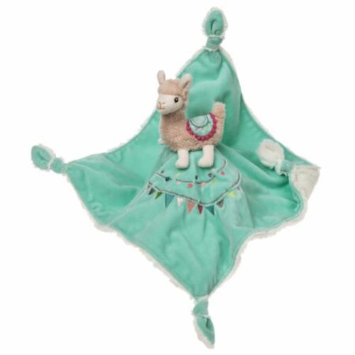 Lily Llama Character Blanket – 13x13" - Mary Meyer Stuffed Toys