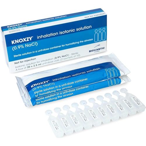Isotonic Saline Solution 0.9% | Sodium Chloride NaCl | Saline Solution for Inhalation | 20 x 2.5ml