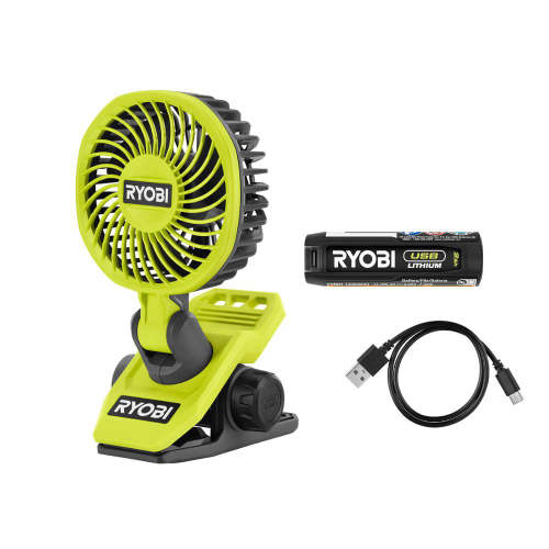 USB LITHIUM CLAMP FAN KIT