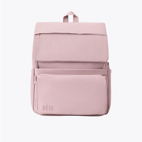 BÉIS 'The Ultimate Diaper Backpack' in Atlas Pink - Best Pink Backpack Diaper Bag