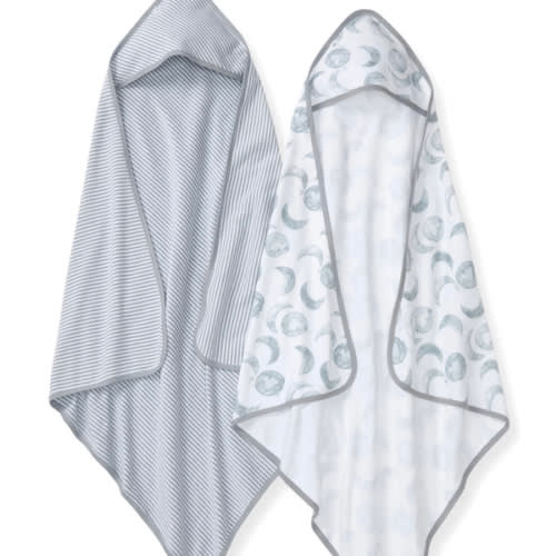 Hello Moon Organic Cotton Hooded Towels 2 Pack