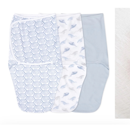 At Sea Easy Swaddle With No Zipper 0-3M | aden + anais