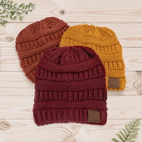 3-Pack Baby Beanies