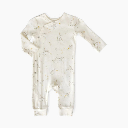 Pehr Organic Cotton Wrap Romper - Field Of Dreams, 3-6 M