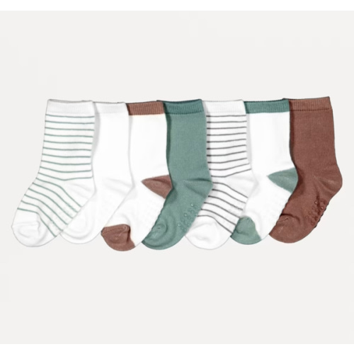 7 Pack Crew Socks