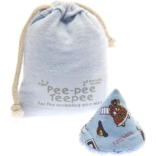 Pee-Pee Teepee Firedog Blue - Laundry Bag