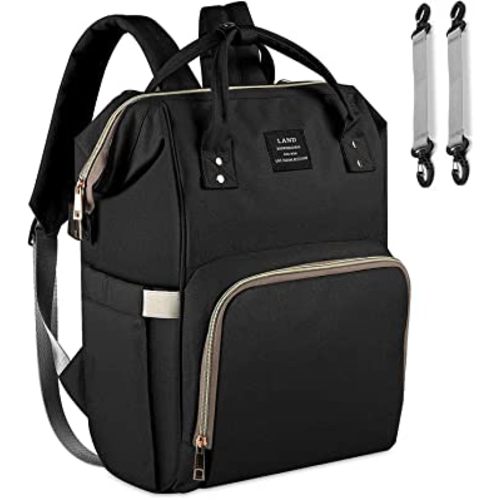 Wide Open Designed Baby Diaper Bag Ticent Multi-Function Travel Backpack Nappy Tote Bags for Mom & Dad Large Capacity Black