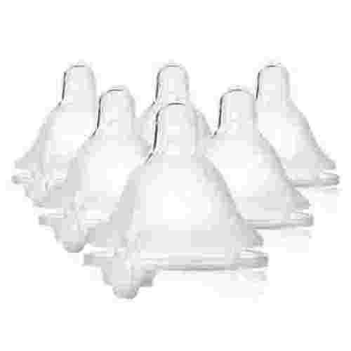Evenflo Balance + Wide Neck BPA-Free Silicone Slow Flow Baby Bottle Nipple - 0 Months+, 6ct