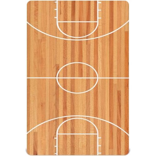 Fitted Crib Sheets for Boys Girls, Basketball Court Soft Breathable Mattress Cover for Standard Crib & Toddler Bed Mattress, 52 * 28 in.