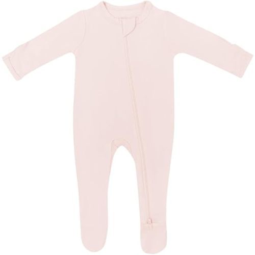 KYTE BABY Unisex Zipper Closure Footies, Rayon Made From Bamboo, Newborn