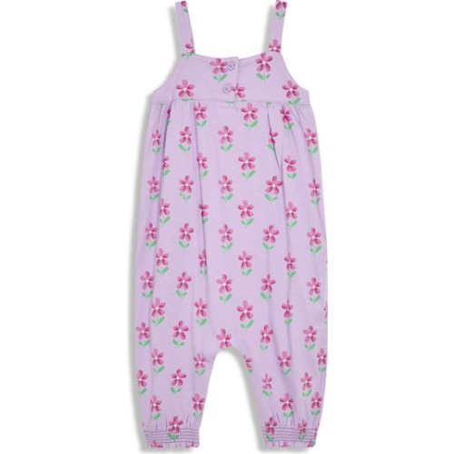 Floral Cotton Romper, 3-6M