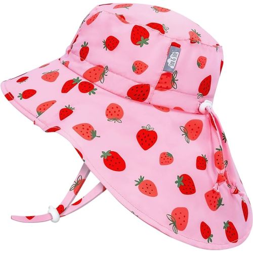 Jan & Jul Neck-Flap Sun Protective Play-Hat 50+ UPF Drawstring Adjustable