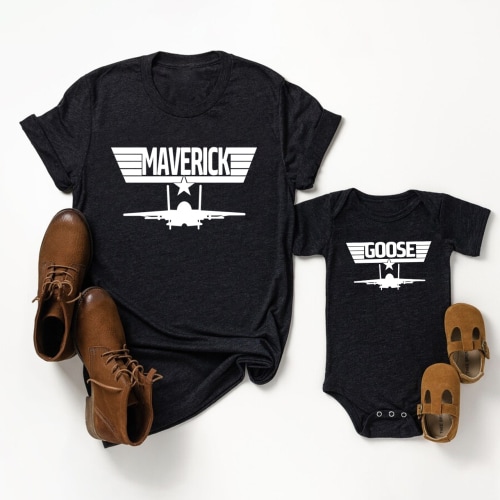 Airplane Matching First Dad and me Bodysuit & Shirts