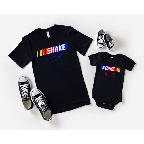 Dad and Baby Matching Shirts,Shake and Bake Shirts,Father Son Tshirt,Daddy and Me Outfits,Fathers Day T-Shirts,Fathers Day Gift,New Dad Gift