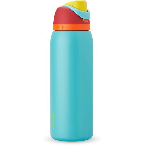 Owala FreeSip Insulated Stainless Steel Water Bottle with Straw for Sports, Travel, and School BPA-Free Sports Water Bottle, 40 oz, Summer Sweetness