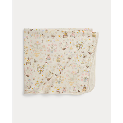 Polo Bear Cotton Interlock Blanket