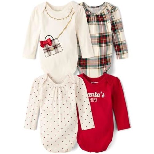 The Children's Place,Unisex Baby,and Newborn Everyday Long Sleeve Bodysuits