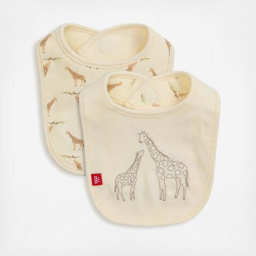 Magnetic Me, Organic Cotton Magnetic Reversible Bib | Zola Baby