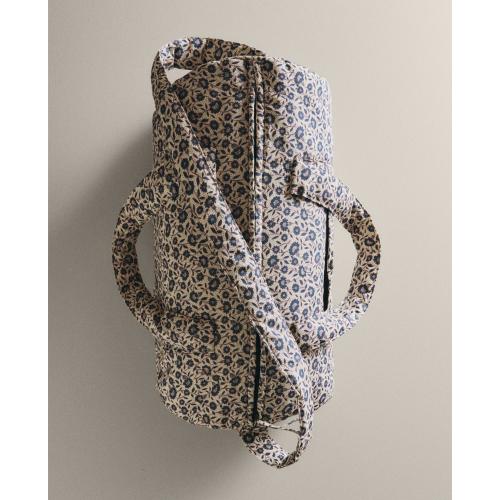 FLORAL COTTON DIAPER BAG